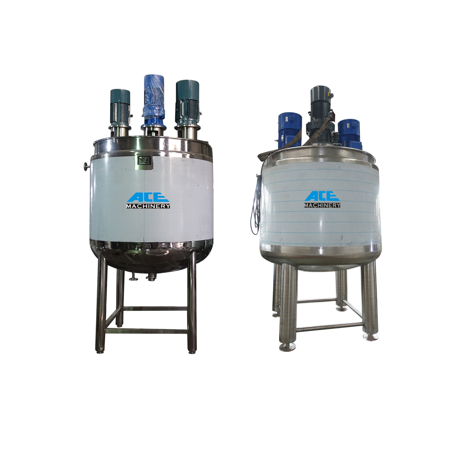 Stainless steel blending mixer tank