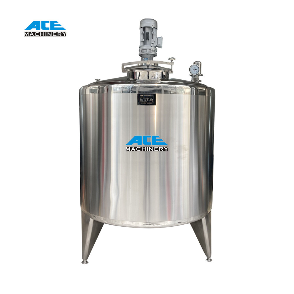 Stainless steel blending mixer tank