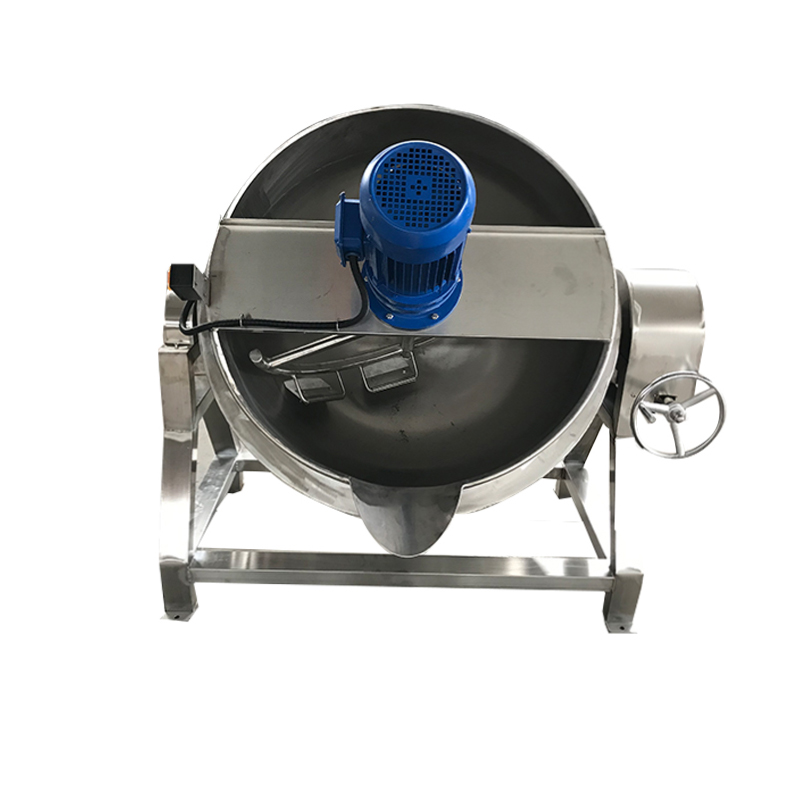 Steam jacketed kettle with agitator