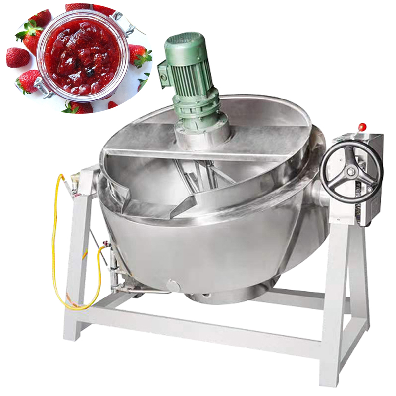 Industrial Pot Stirrer Porridge Cooker Jacketed Pot