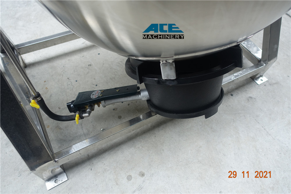 Gas de calefacción de gas LPG Kettle con agitador