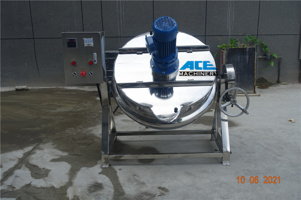 Tetera de chaqueta eléctrica con agitador