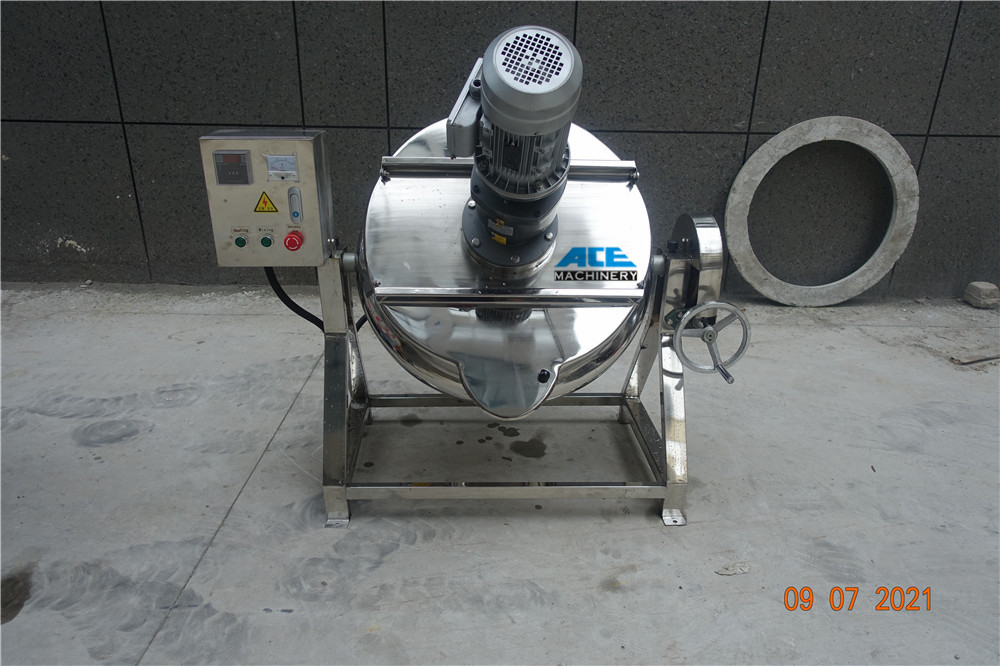 Tetera de chaqueta eléctrica con agitador