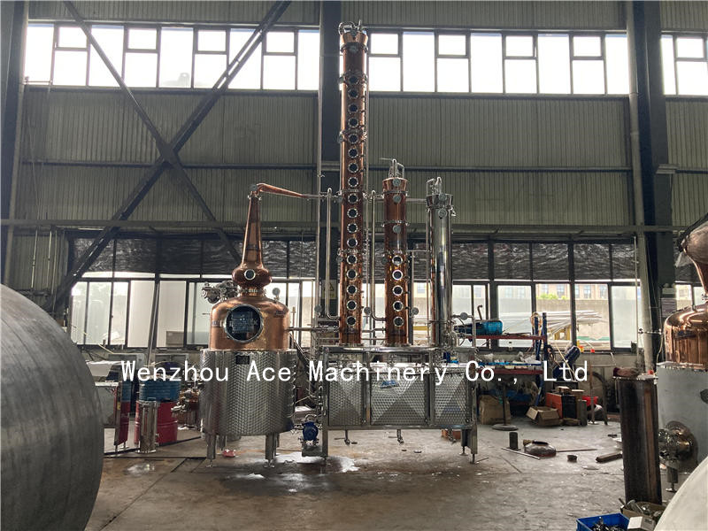 equipo de destilación de ginebra
