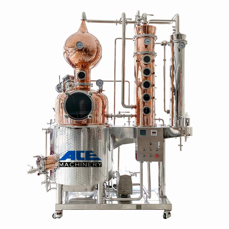 Destilador de whisky de cobre rojo 200L