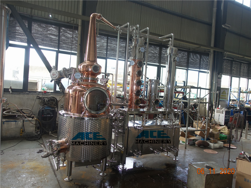 Equipo de destilación de licor