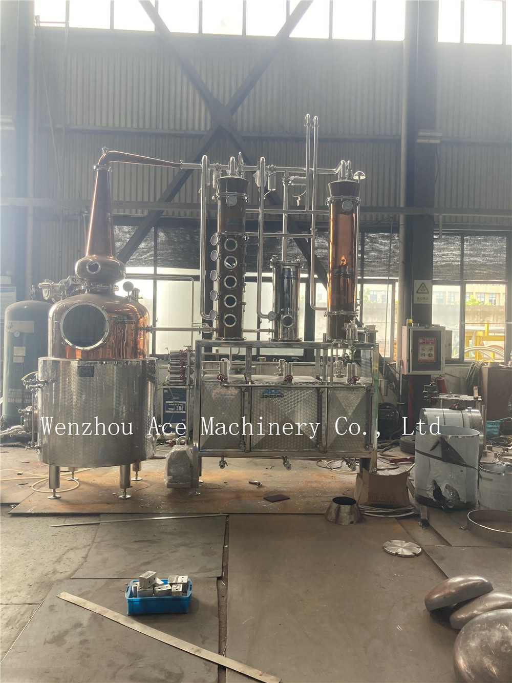 Alambiques de Brandy Cobre