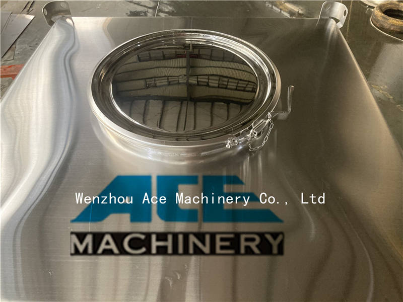 tanque ibc de acero inoxidable