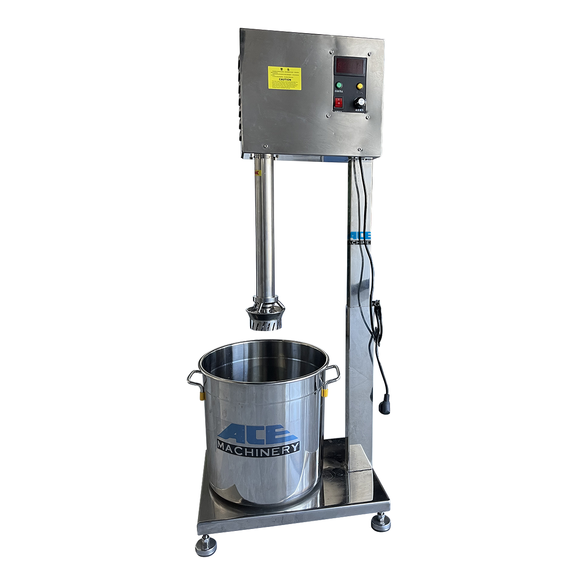 High Shear Batch Mixer With Lift Device