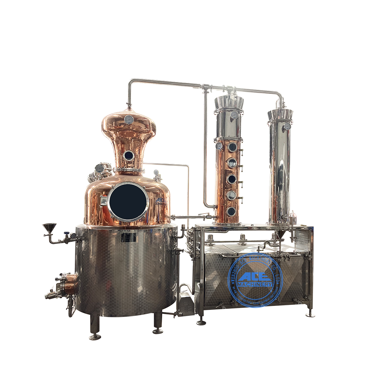 200Lt Copper Moonshine Still Whiskey Gin Vodka Alcohol Still For