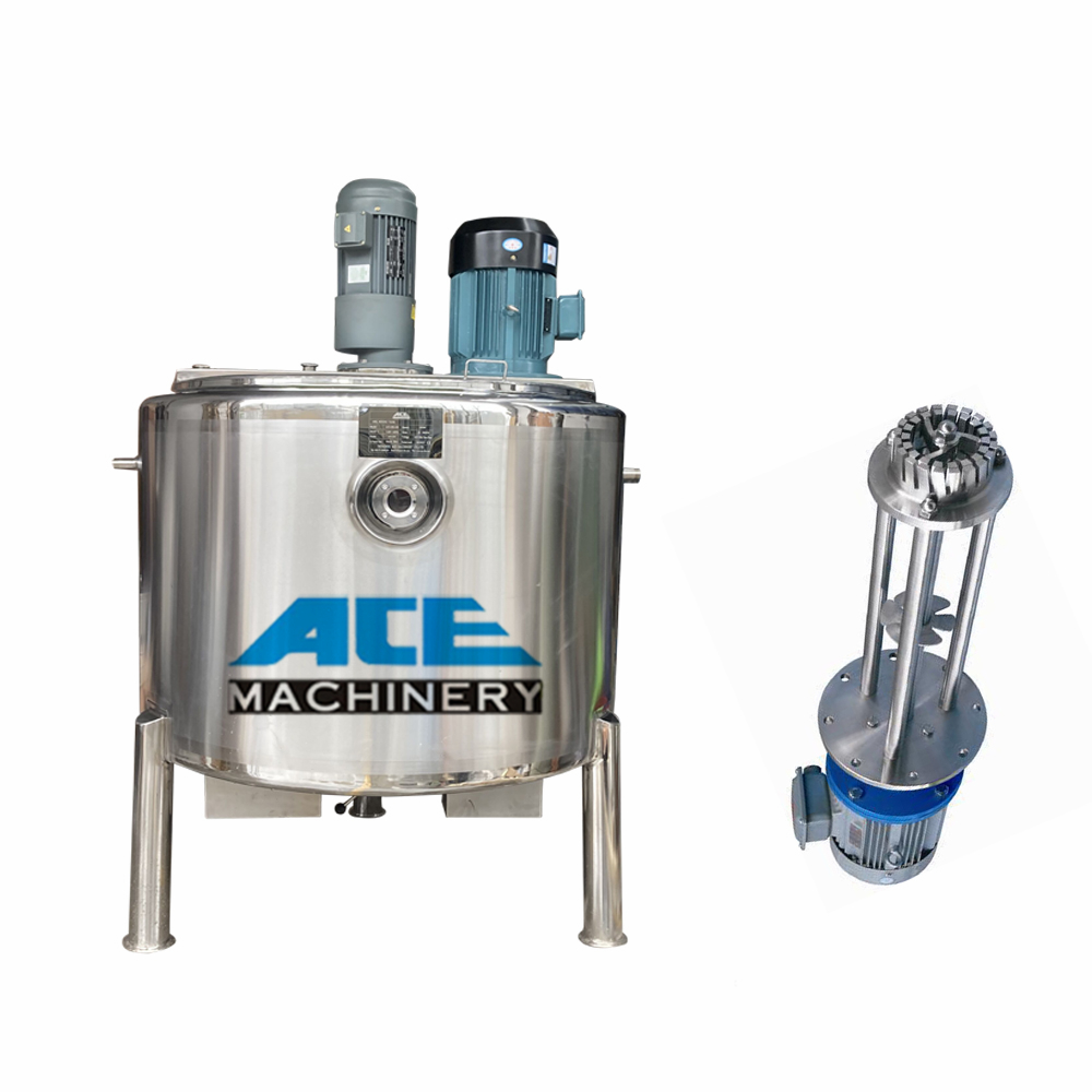 mixing tank with homogenizer