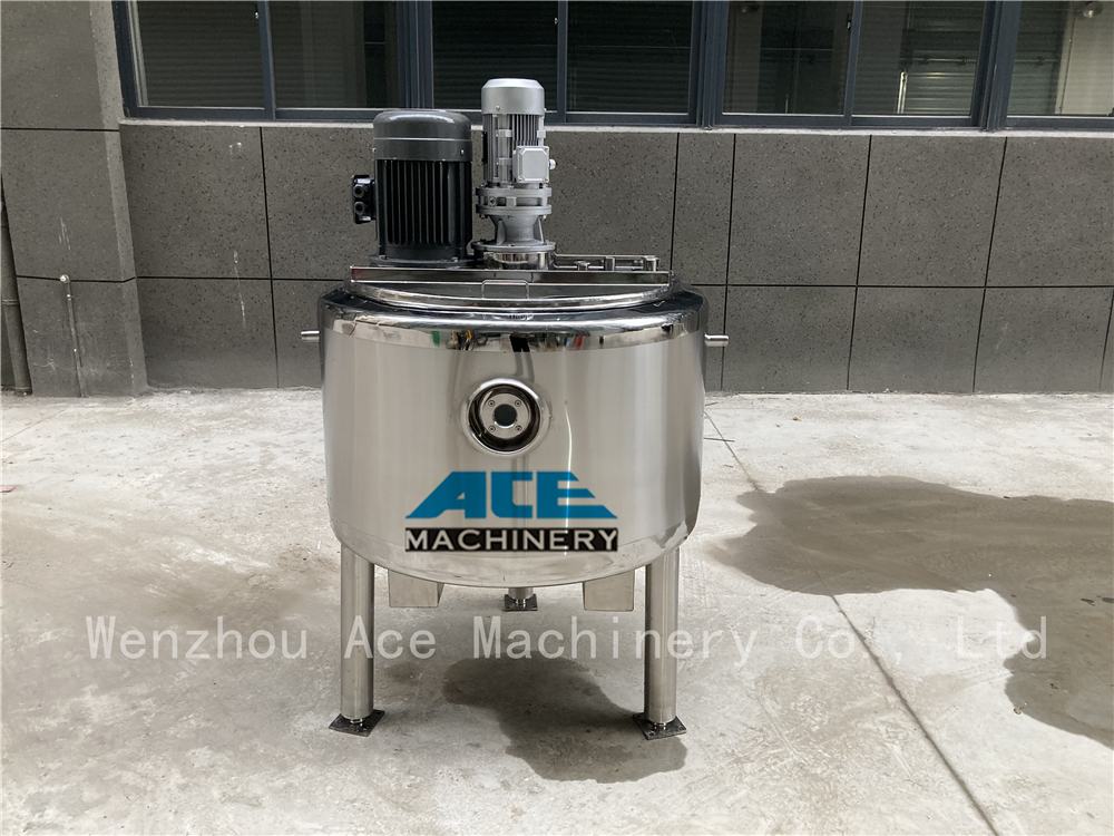 tanque de mezcla con homogeneizador