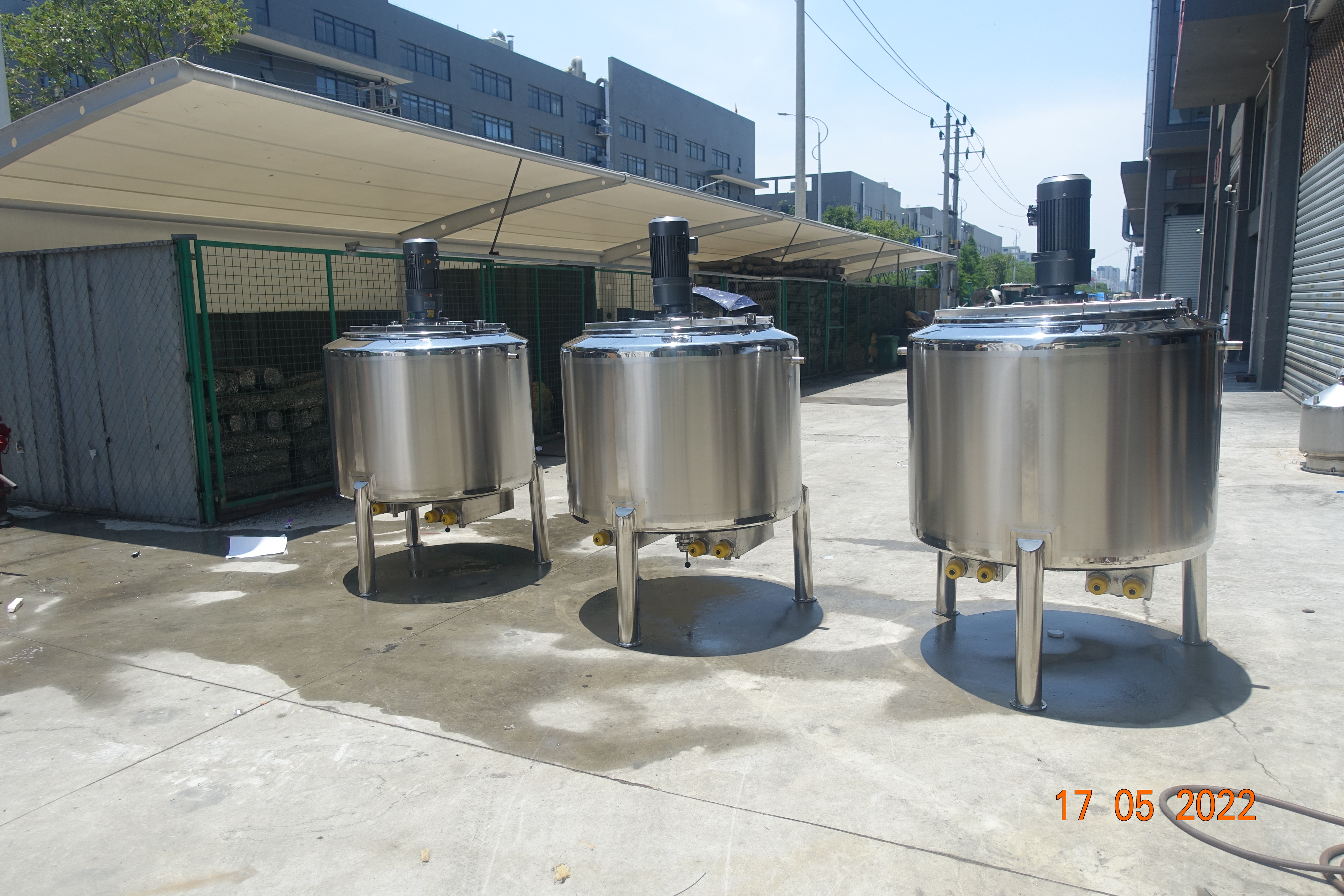 tanque de pasteurización