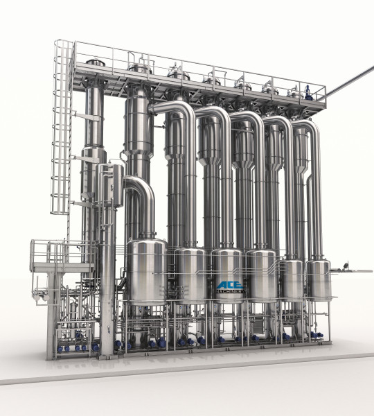 Three Effect Falling Film Evaporator