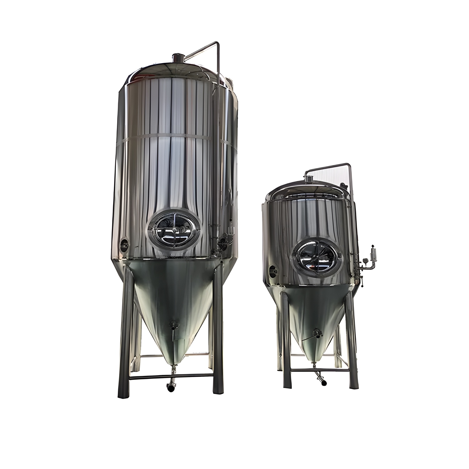 fermentador cónico de acero inoxidable