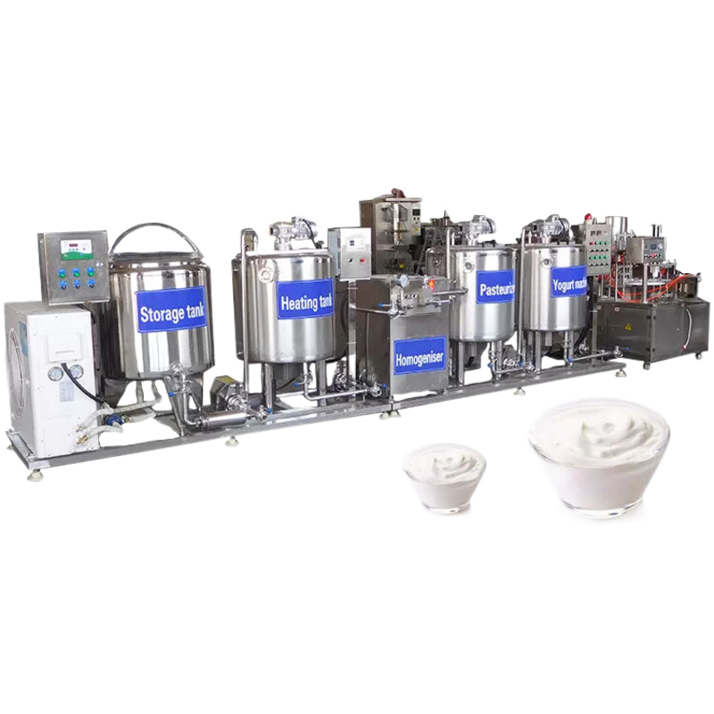 Línea de producción de yogur