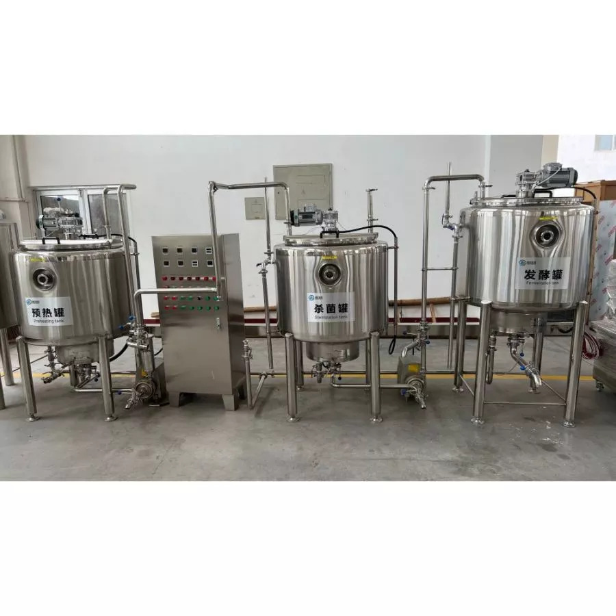 Milk processing line