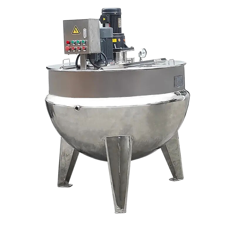 hervidor con camisa de vapor