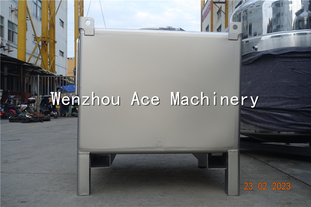 tanque ibc de acero inoxidable