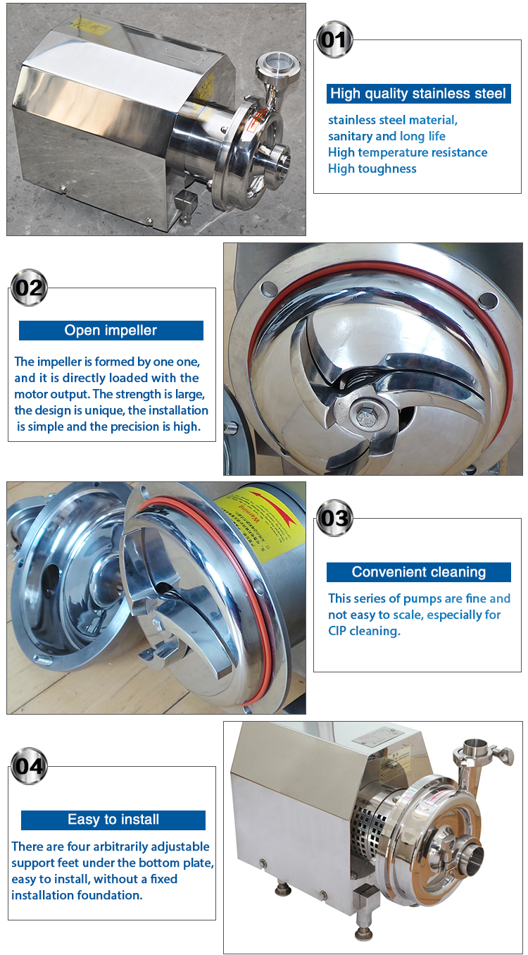 stainless steel centrifugal pump