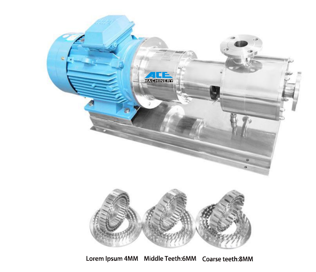 emulsifying homogenizer pump