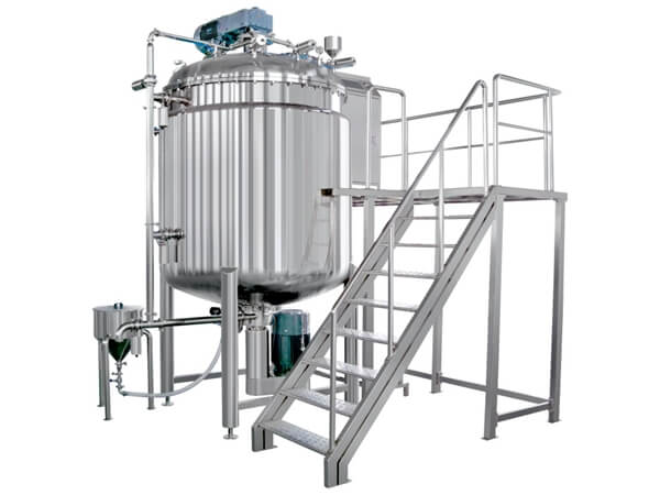 vacuum emulsion tank