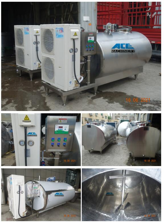 Horizontal type Milk Cooling Tank 