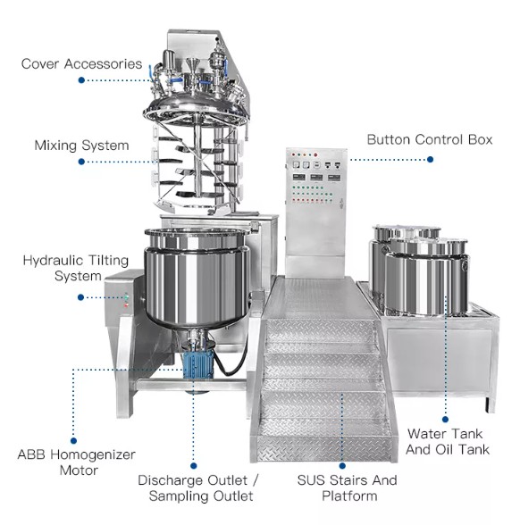 Cosmetic Cream Making Machine Mixers