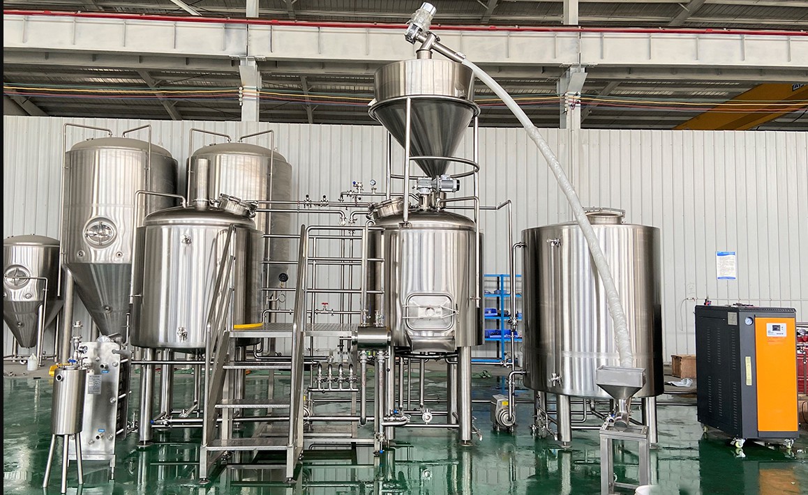 Sistema de elaboración de cerveza de 10 barriles
